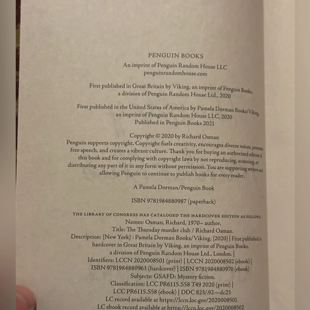 The Thursday Murder Club by Richard Osman - Picture 4 of 4